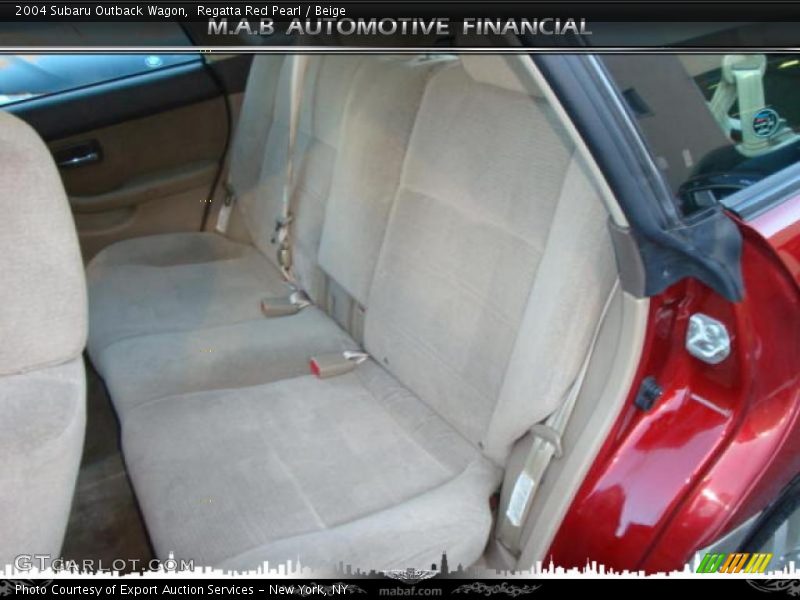 Regatta Red Pearl / Beige 2004 Subaru Outback Wagon