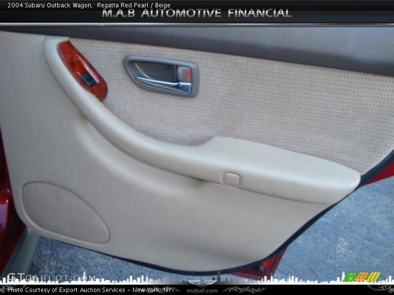 Regatta Red Pearl / Beige 2004 Subaru Outback Wagon