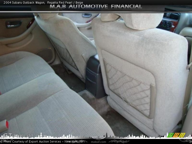 Regatta Red Pearl / Beige 2004 Subaru Outback Wagon