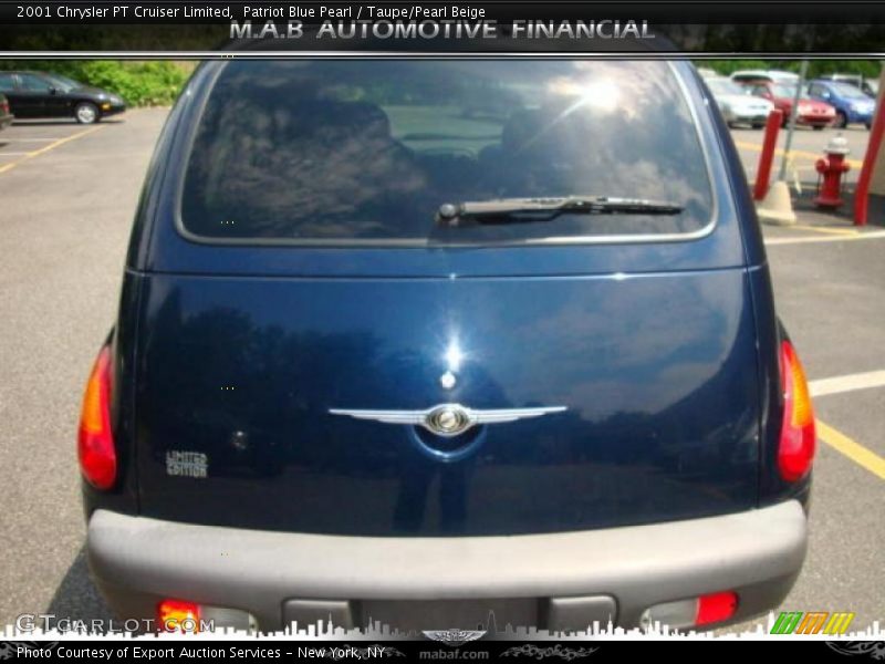 Patriot Blue Pearl / Taupe/Pearl Beige 2001 Chrysler PT Cruiser Limited