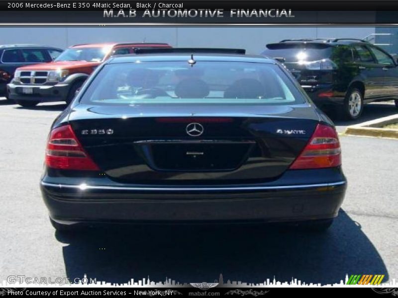 Black / Charcoal 2006 Mercedes-Benz E 350 4Matic Sedan