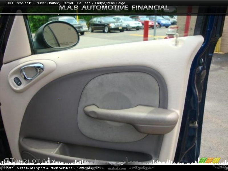 Patriot Blue Pearl / Taupe/Pearl Beige 2001 Chrysler PT Cruiser Limited