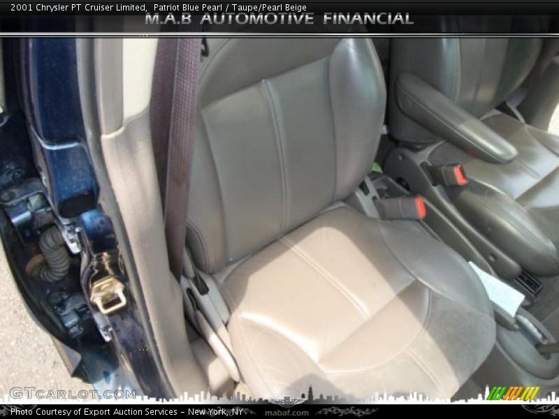 Patriot Blue Pearl / Taupe/Pearl Beige 2001 Chrysler PT Cruiser Limited
