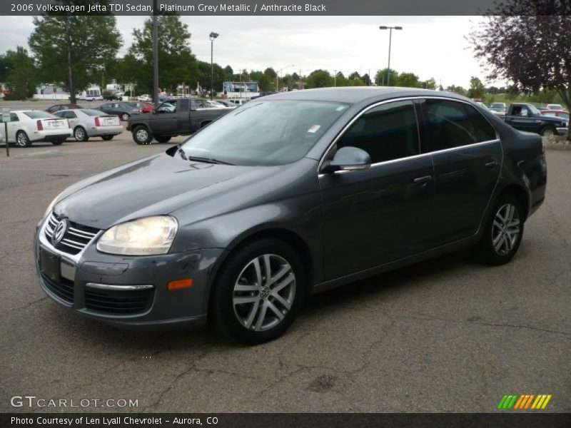 Platinum Grey Metallic / Anthracite Black 2006 Volkswagen Jetta TDI Sedan