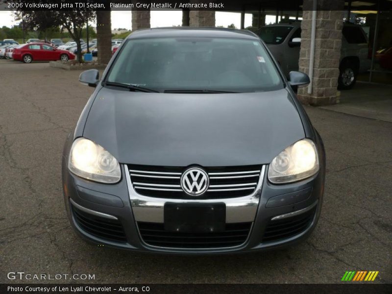 Platinum Grey Metallic / Anthracite Black 2006 Volkswagen Jetta TDI Sedan