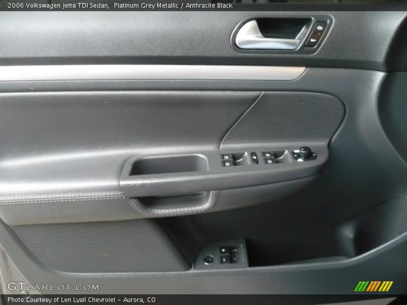 Platinum Grey Metallic / Anthracite Black 2006 Volkswagen Jetta TDI Sedan