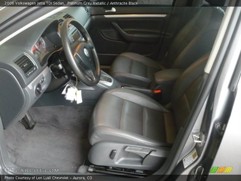 Platinum Grey Metallic / Anthracite Black 2006 Volkswagen Jetta TDI Sedan