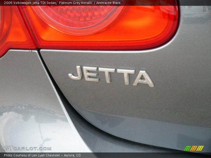 Platinum Grey Metallic / Anthracite Black 2006 Volkswagen Jetta TDI Sedan