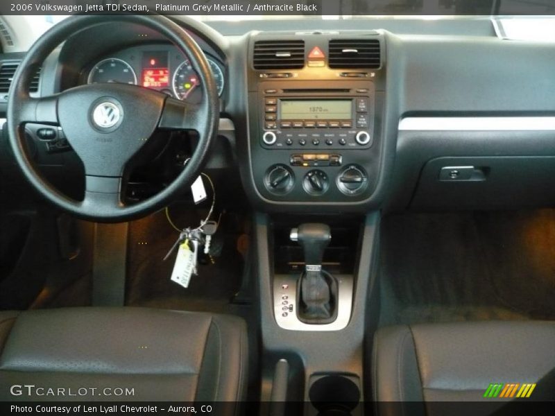 Platinum Grey Metallic / Anthracite Black 2006 Volkswagen Jetta TDI Sedan