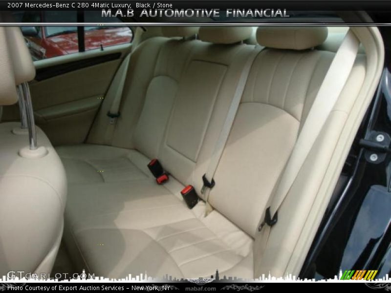 Black / Stone 2007 Mercedes-Benz C 280 4Matic Luxury
