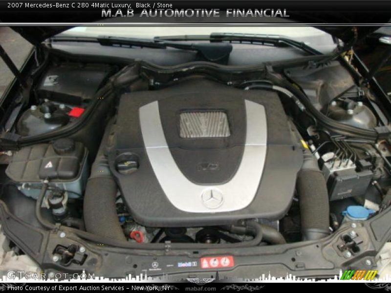 Black / Stone 2007 Mercedes-Benz C 280 4Matic Luxury