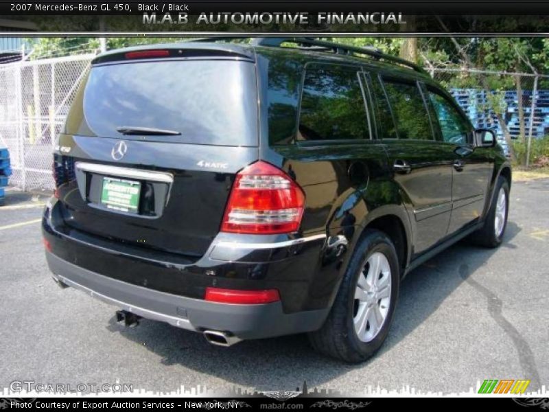 Black / Black 2007 Mercedes-Benz GL 450