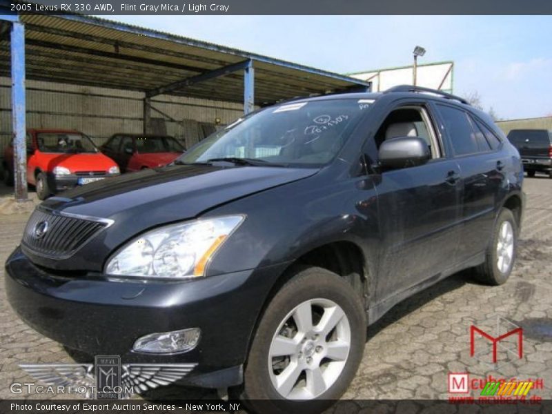 Flint Gray Mica / Light Gray 2005 Lexus RX 330 AWD