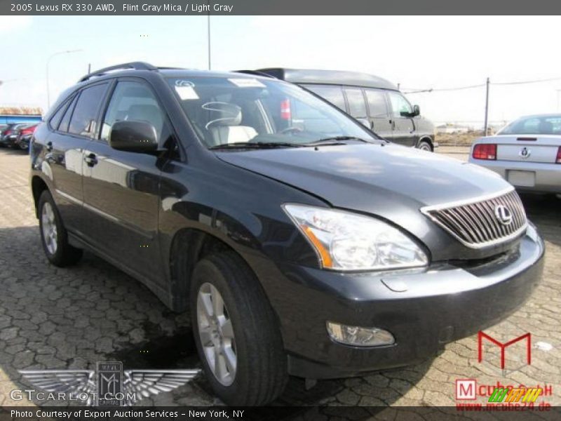 Flint Gray Mica / Light Gray 2005 Lexus RX 330 AWD