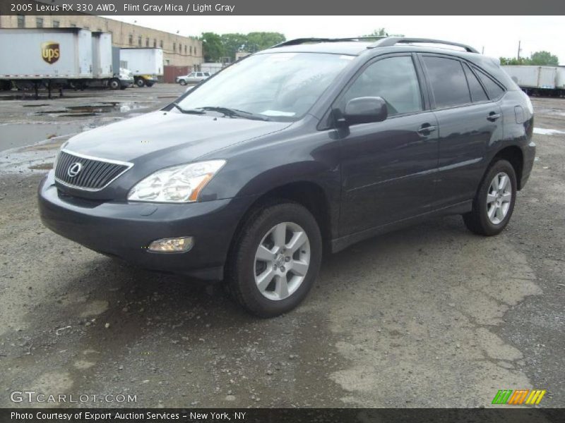 Flint Gray Mica / Light Gray 2005 Lexus RX 330 AWD