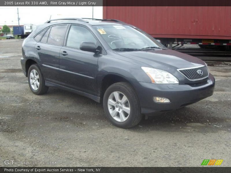 Flint Gray Mica / Light Gray 2005 Lexus RX 330 AWD