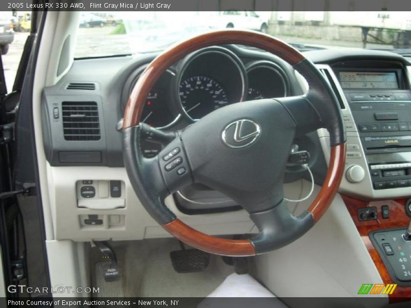Flint Gray Mica / Light Gray 2005 Lexus RX 330 AWD