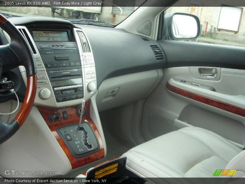 Flint Gray Mica / Light Gray 2005 Lexus RX 330 AWD