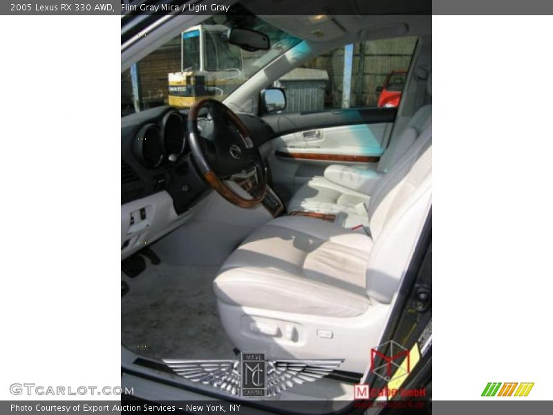 Flint Gray Mica / Light Gray 2005 Lexus RX 330 AWD