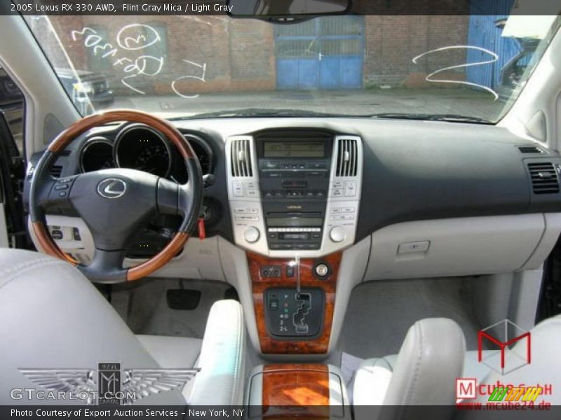Flint Gray Mica / Light Gray 2005 Lexus RX 330 AWD