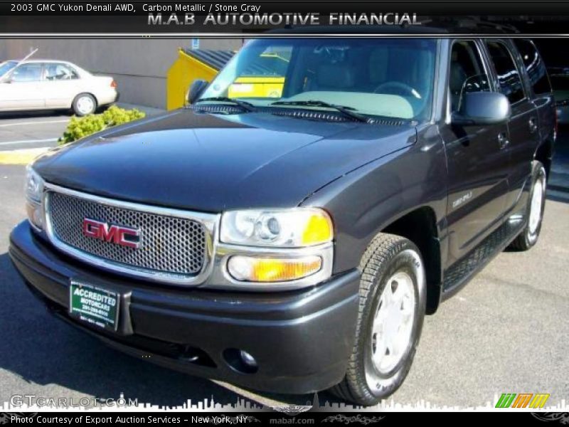 Carbon Metallic / Stone Gray 2003 GMC Yukon Denali AWD