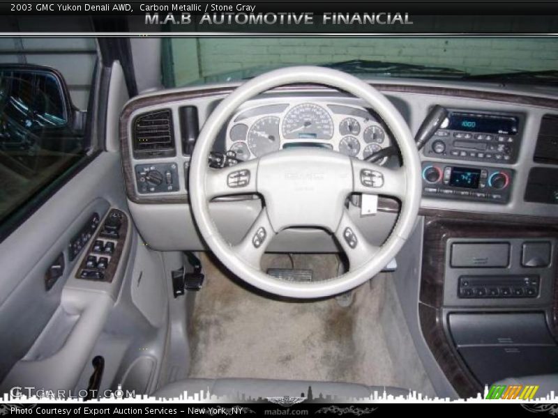Carbon Metallic / Stone Gray 2003 GMC Yukon Denali AWD