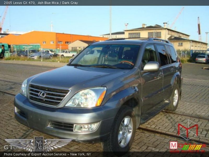 Ash Blue Mica / Dark Gray 2005 Lexus GX 470