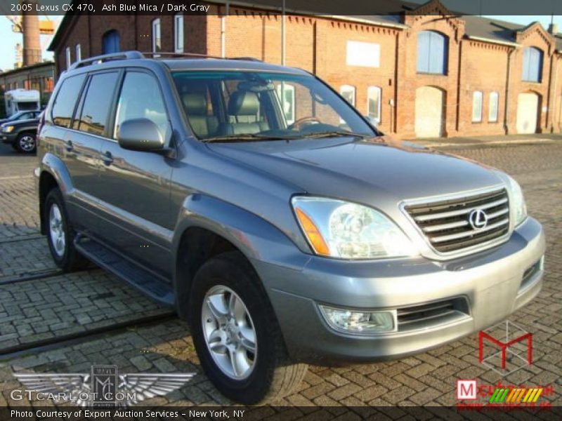 Ash Blue Mica / Dark Gray 2005 Lexus GX 470