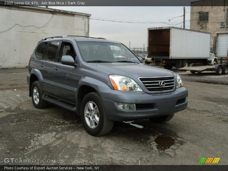 Ash Blue Mica / Dark Gray 2005 Lexus GX 470