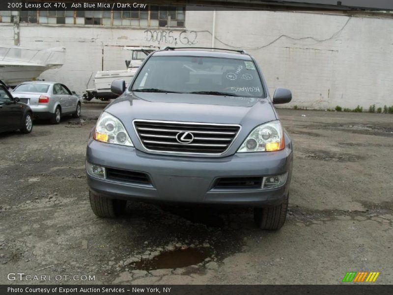 Ash Blue Mica / Dark Gray 2005 Lexus GX 470