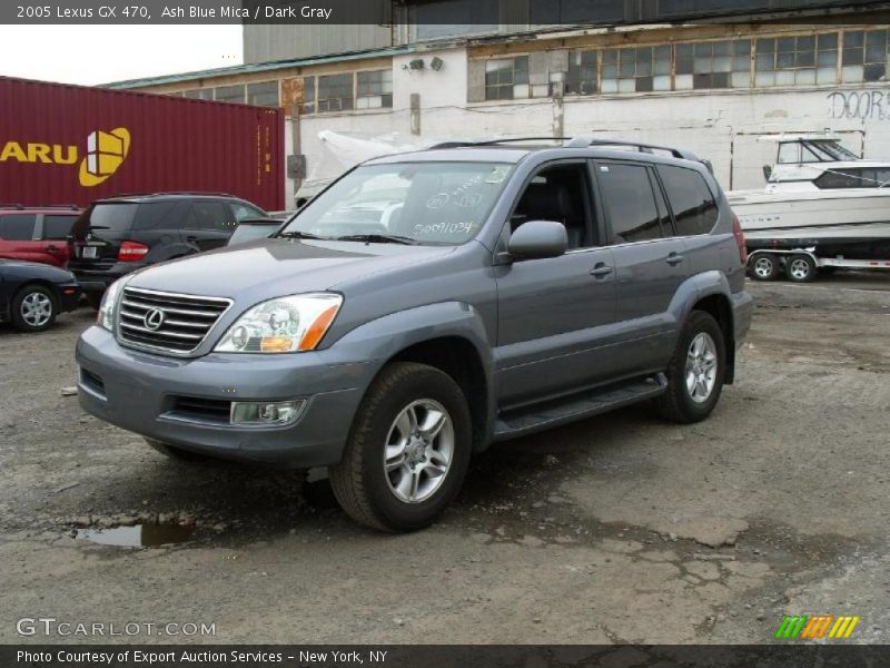 Ash Blue Mica / Dark Gray 2005 Lexus GX 470