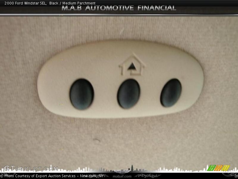 Black / Medium Parchment 2000 Ford Windstar SEL