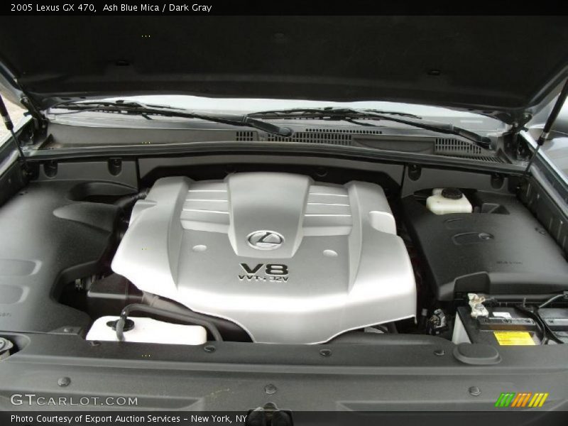 Ash Blue Mica / Dark Gray 2005 Lexus GX 470