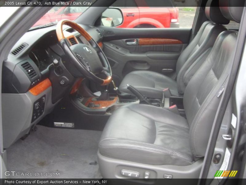 Ash Blue Mica / Dark Gray 2005 Lexus GX 470