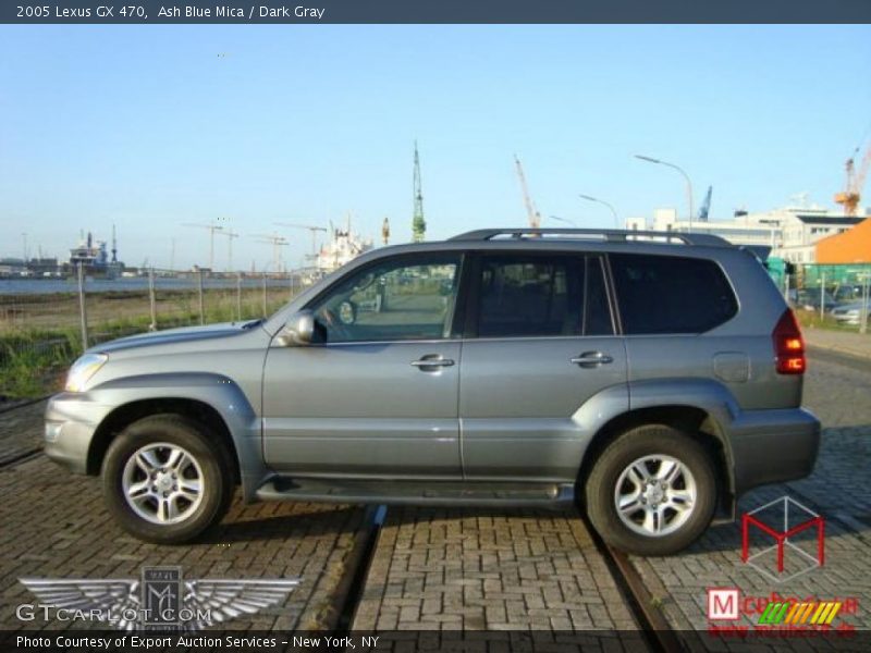 Ash Blue Mica / Dark Gray 2005 Lexus GX 470