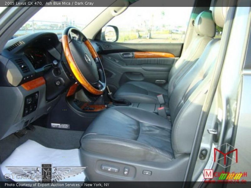 Ash Blue Mica / Dark Gray 2005 Lexus GX 470