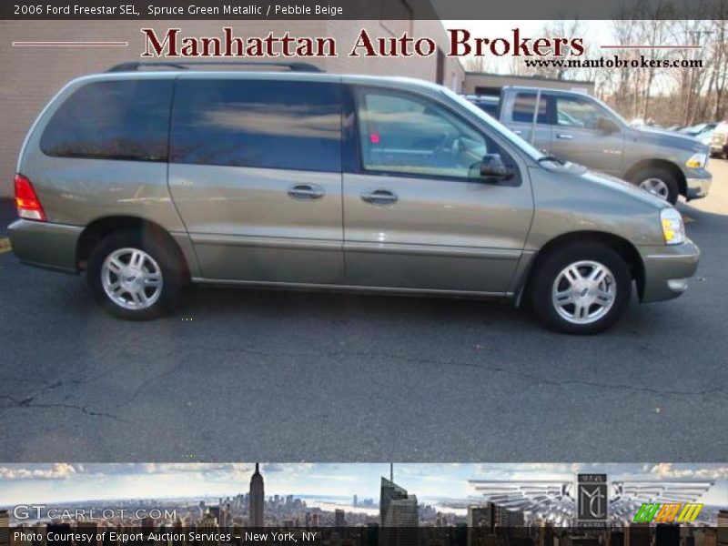 Spruce Green Metallic / Pebble Beige 2006 Ford Freestar SEL