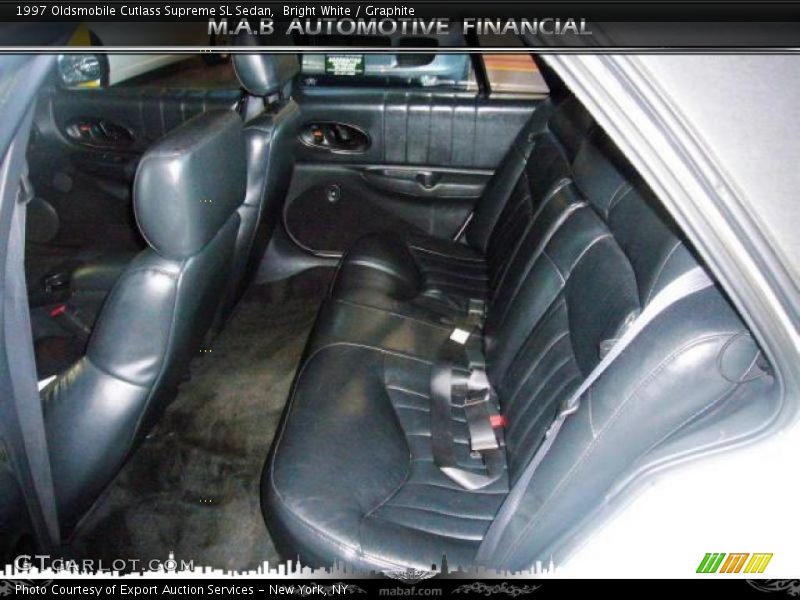 Bright White / Graphite 1997 Oldsmobile Cutlass Supreme SL Sedan