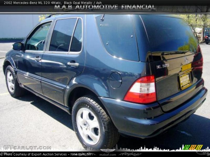 Black Opal Metallic / Ash 2002 Mercedes-Benz ML 320 4Matic