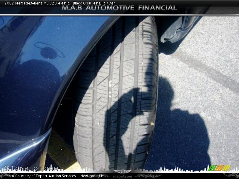 Black Opal Metallic / Ash 2002 Mercedes-Benz ML 320 4Matic