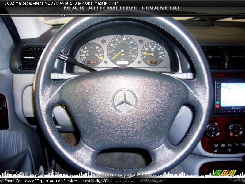 Black Opal Metallic / Ash 2002 Mercedes-Benz ML 320 4Matic