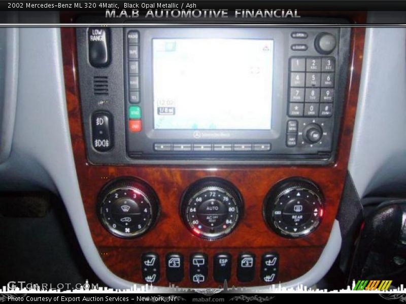 Black Opal Metallic / Ash 2002 Mercedes-Benz ML 320 4Matic