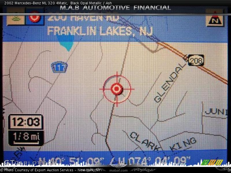 Black Opal Metallic / Ash 2002 Mercedes-Benz ML 320 4Matic