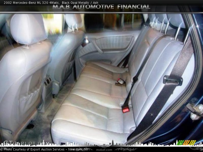 Black Opal Metallic / Ash 2002 Mercedes-Benz ML 320 4Matic