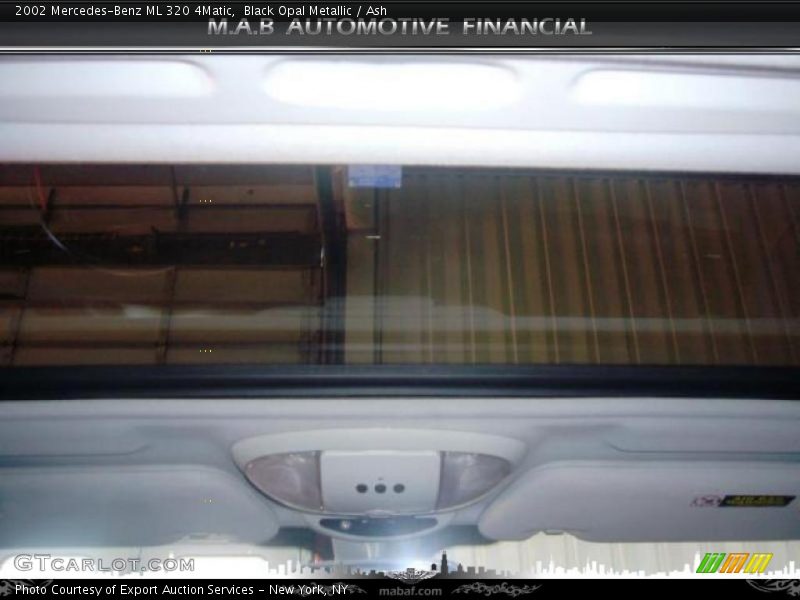 Black Opal Metallic / Ash 2002 Mercedes-Benz ML 320 4Matic