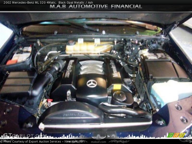 Black Opal Metallic / Ash 2002 Mercedes-Benz ML 320 4Matic