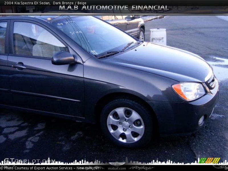 Dark Bronze / Beige 2004 Kia Spectra EX Sedan