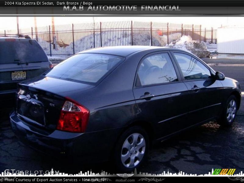 Dark Bronze / Beige 2004 Kia Spectra EX Sedan