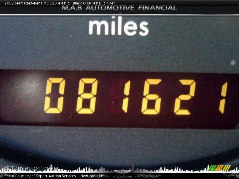 Black Opal Metallic / Ash 2002 Mercedes-Benz ML 320 4Matic