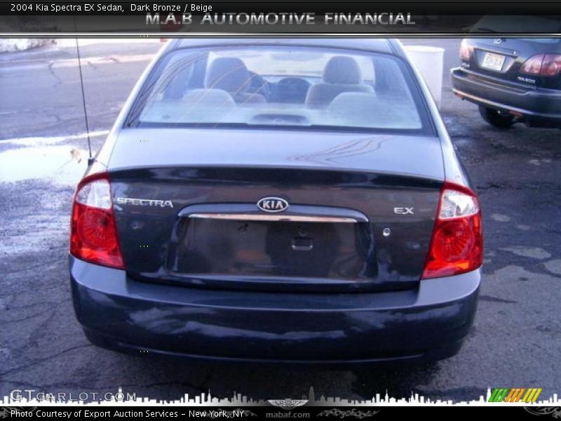 Dark Bronze / Beige 2004 Kia Spectra EX Sedan